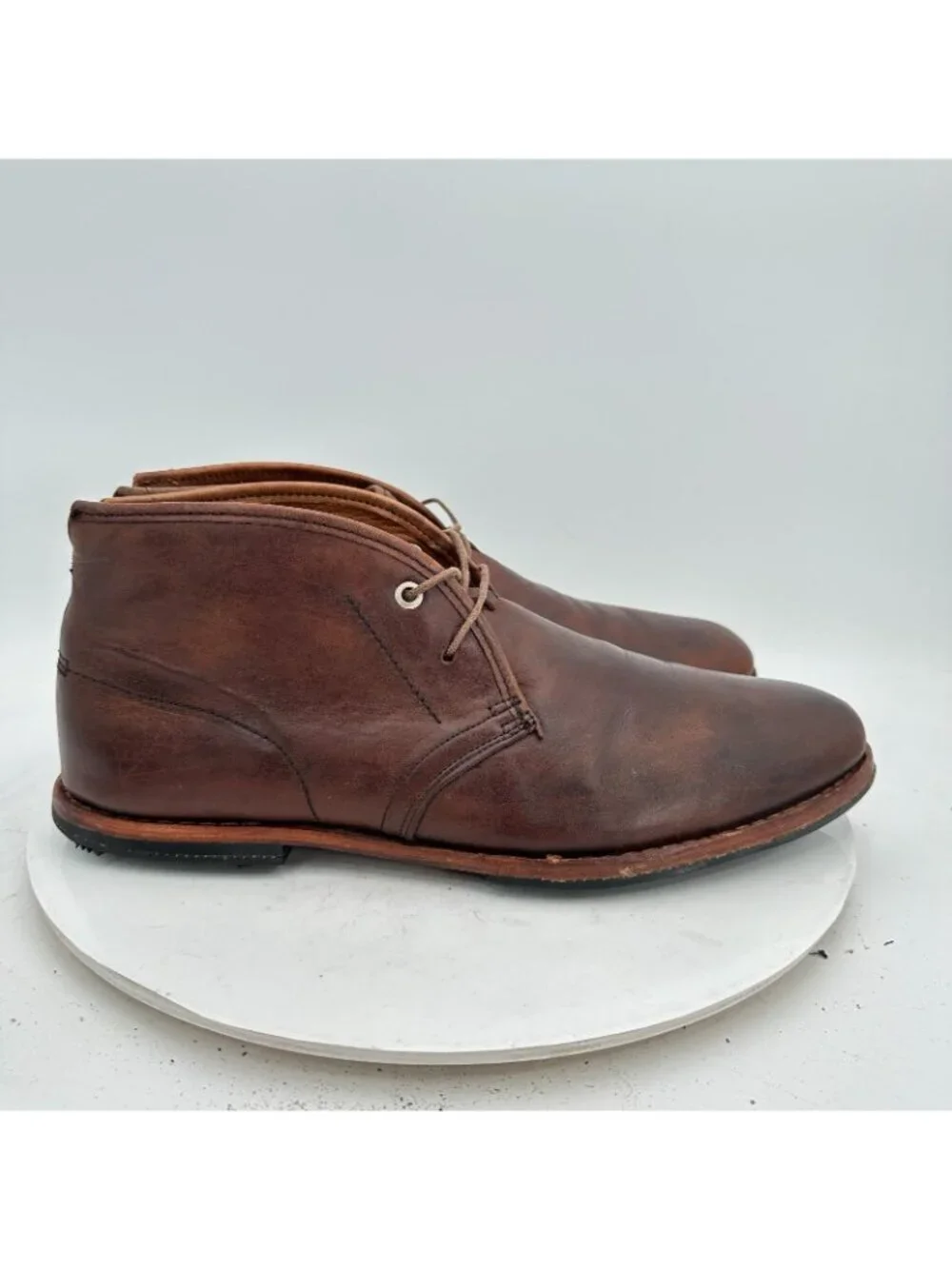 Timberland Company Wodehouse Men Size 10 Brown Leather Plain Toe Chukka Boot